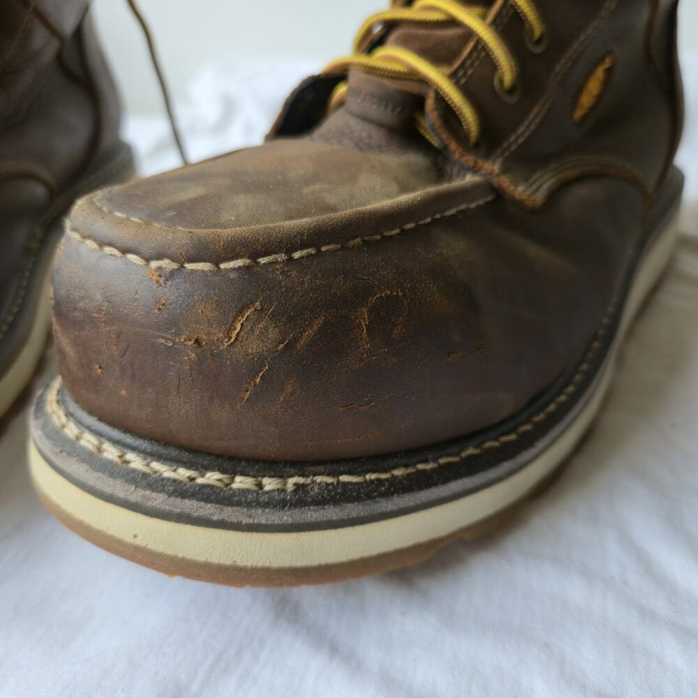 KEEN Cincinnati Mens 6'' Waterproof Leather Carbon Toe Work Boots Brown Size 12 - Picture 11 of 11